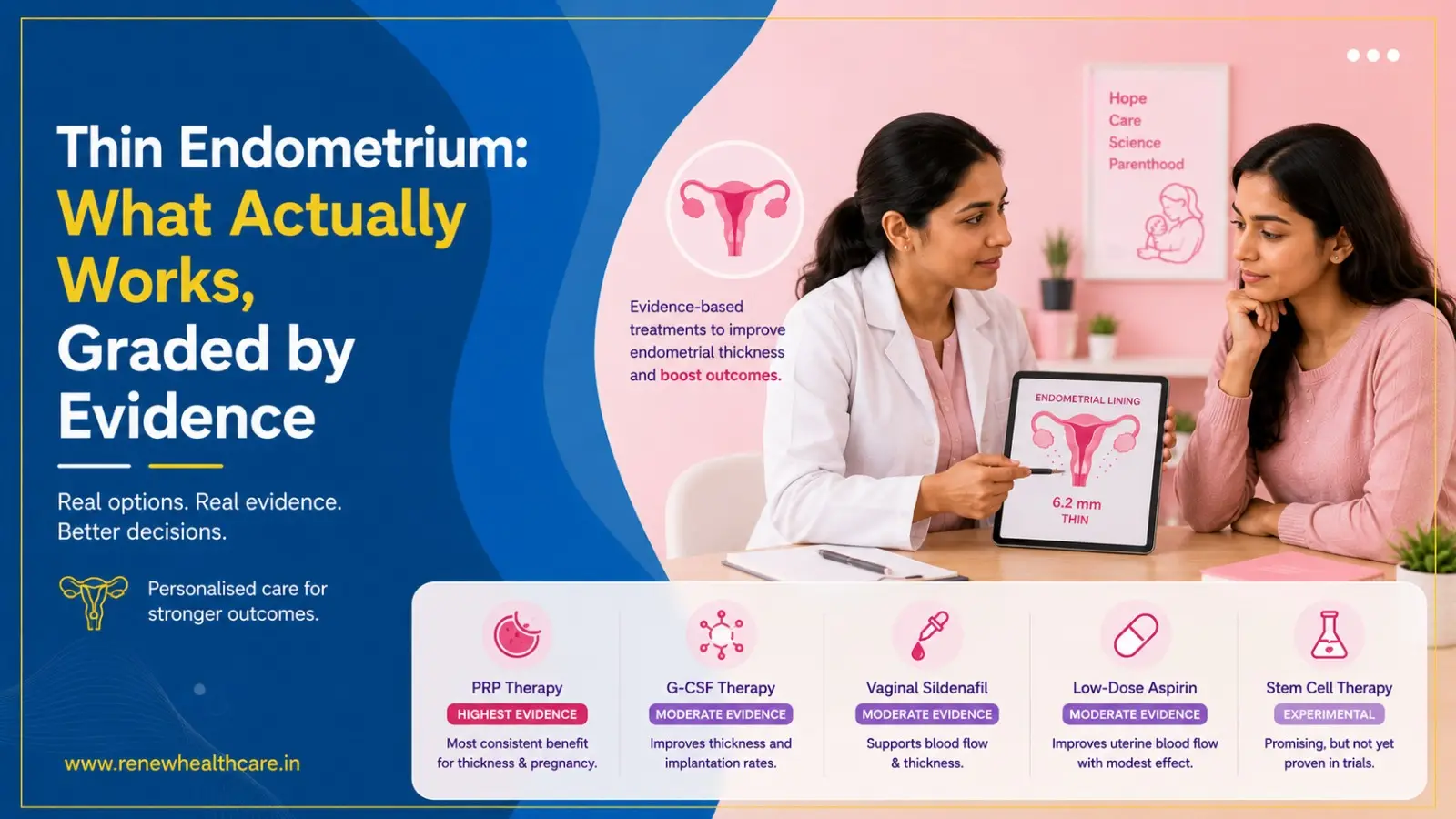 Thin Endometrium: What Actually Works, Graded by Evidence