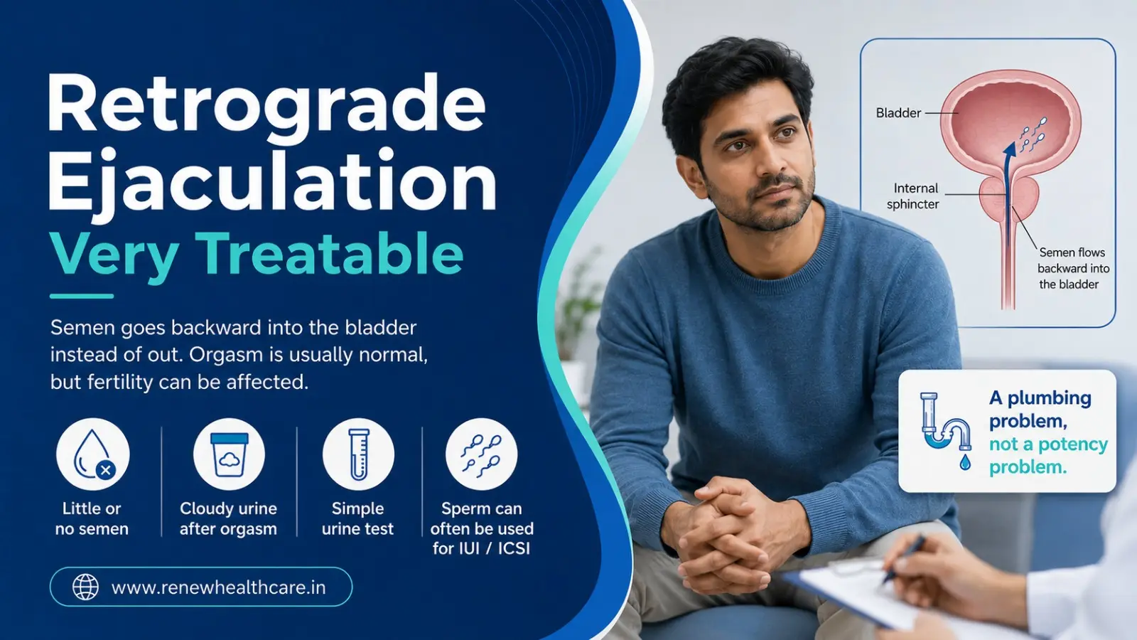 Retrograde Ejaculation: What It Means, and Why It Is Very Treatable