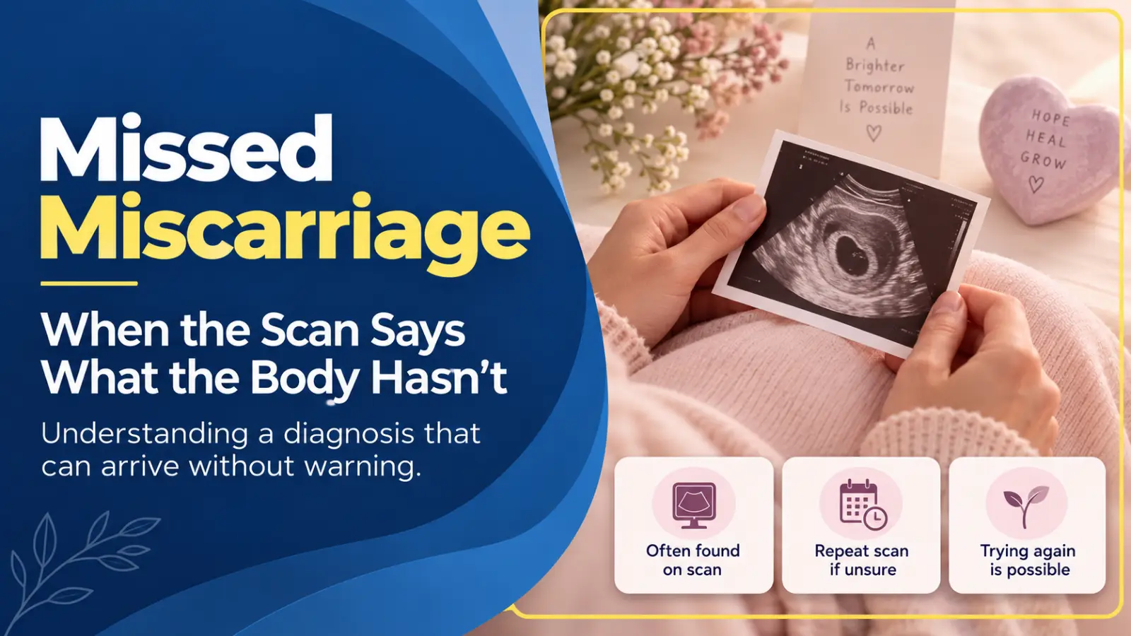 Missed Miscarriage: When the Scan Says What the Body Hasn't