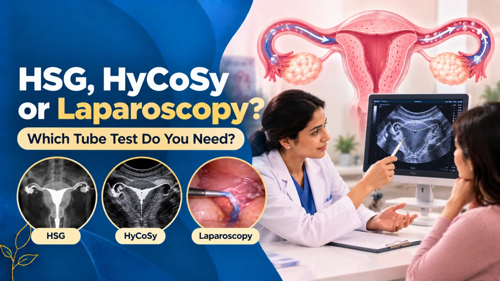 HSG, Sono-HSG (HyCoSy) or Laparoscopy: Which Tube Test Do You Need?