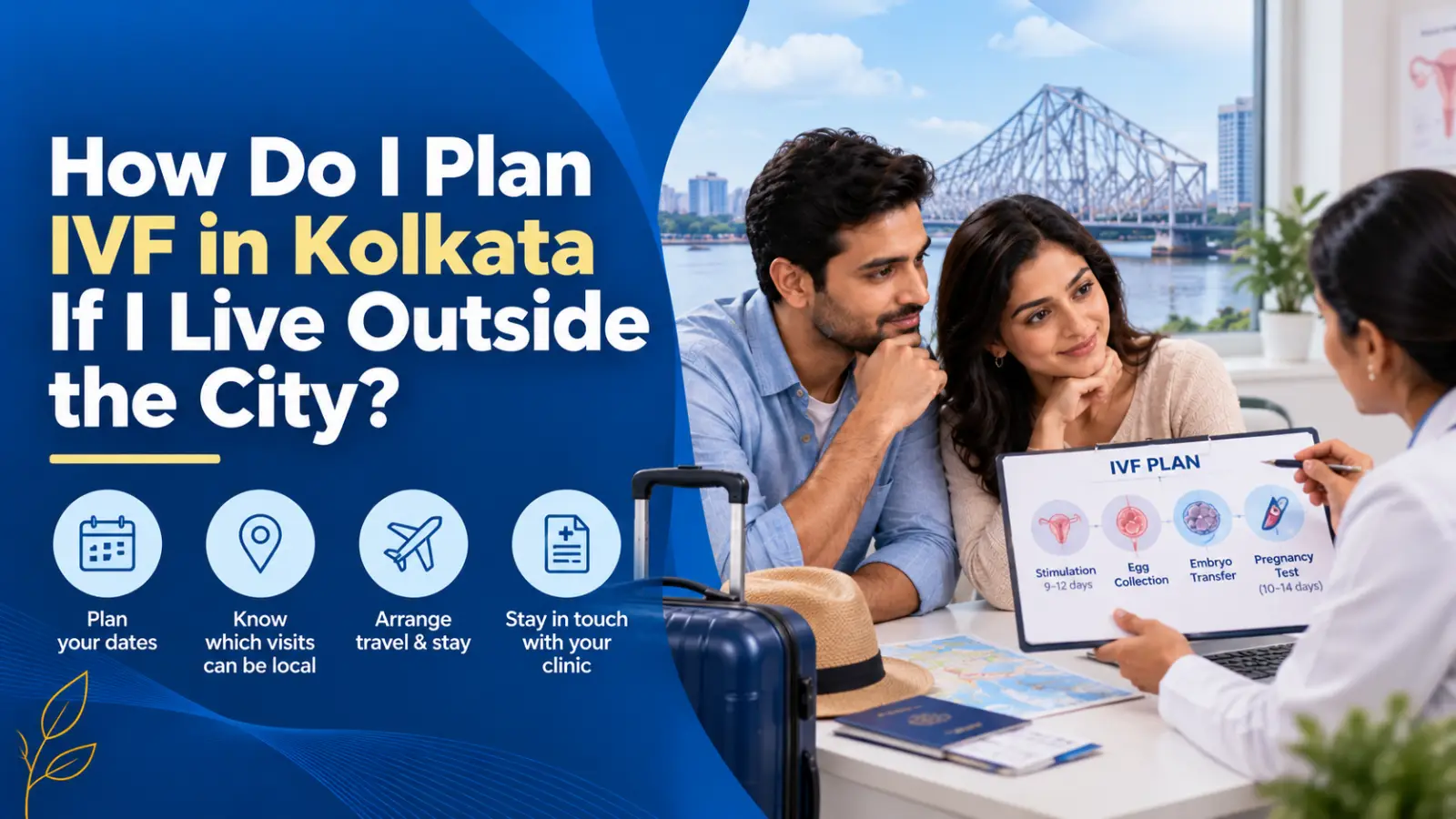 How Do I Plan IVF in Kolkata If I Live Outside the City?