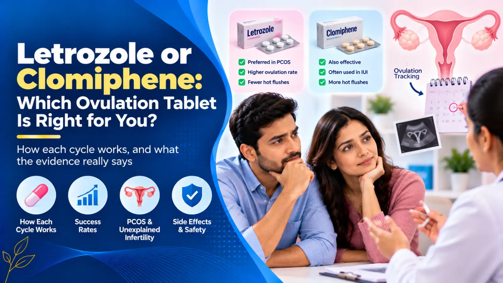 Letrozole or Clomiphene: Which Ovulation Tablet Is Right for You?