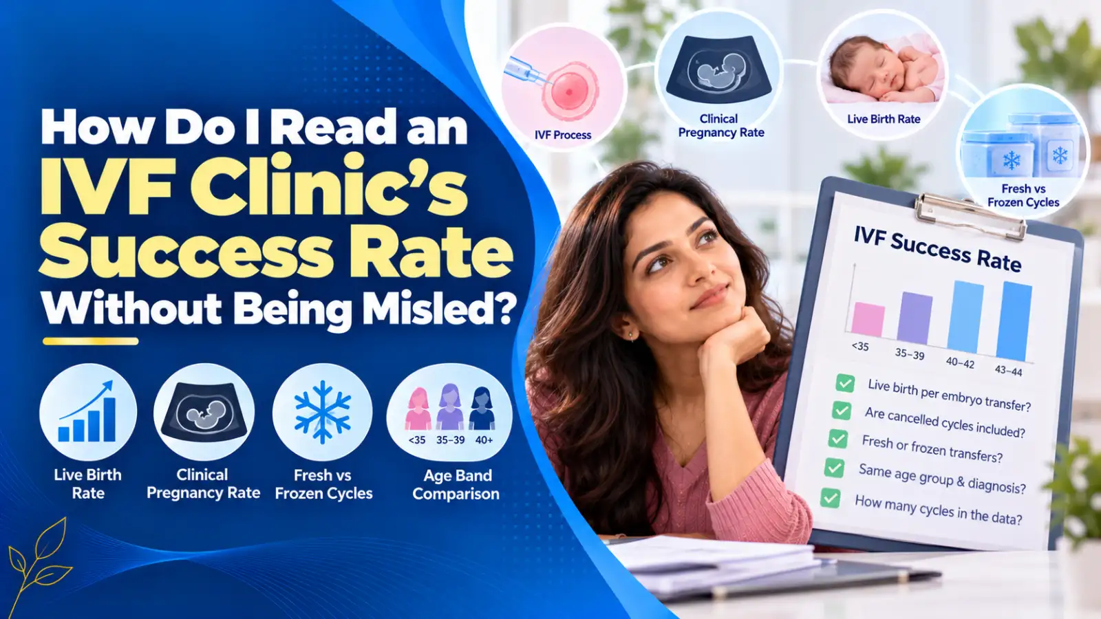 How to Read an IVF Success Rate: Live Birth vs Pregnancy