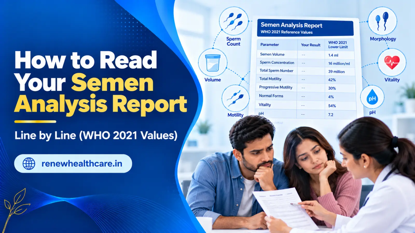 How to Read Your Semen Analysis Report, Line by Line: WHO 2021 Normal Values